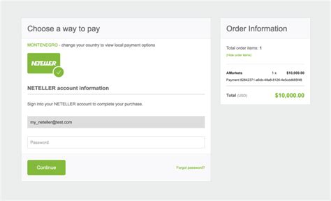 Neteller Deposits: Making Payments to Your Neteller Account.